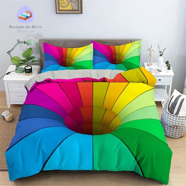 Housse de Couette Psychédélique 3D